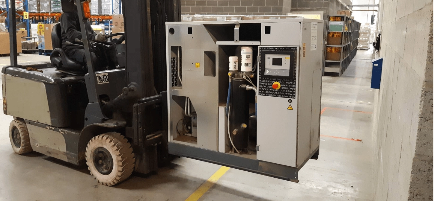 persluchtsysteem verhuizen